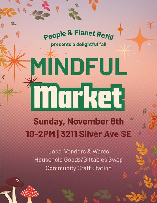 Mindful Market at People and Planet Refill 
