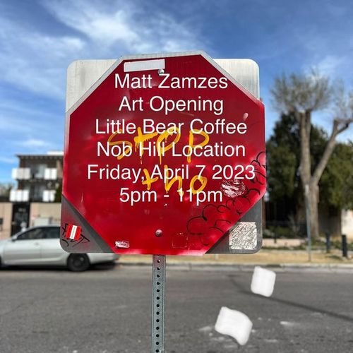 Matt Zamzes Art Opening