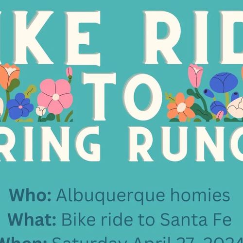 Bike Ride to Spring Runoff