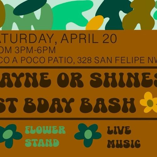 Rayne or Shine: 1st Birthday Bash