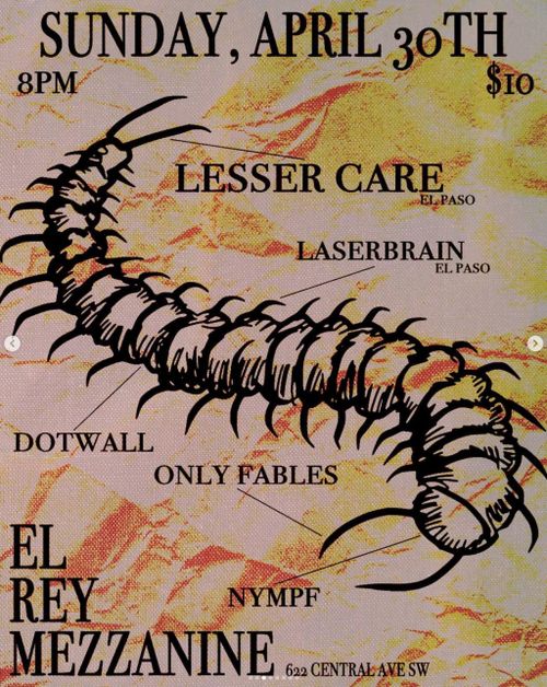 Lesser Care / Laserbrain / Dotwall / Only Fables / Nymph