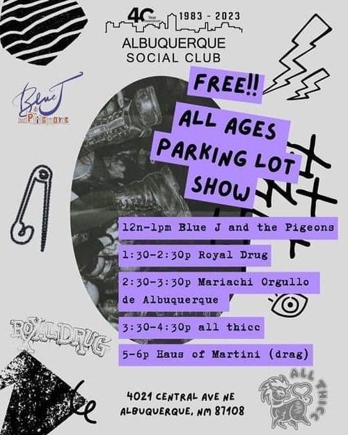 Free All Ages Parking Lot Show