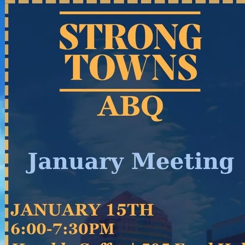 Strong Towns January Meeting