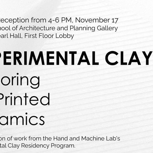 Experimental Clay: Closing Reception