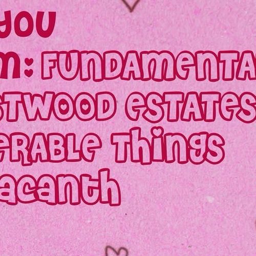 Fundamental / Ghostwood Estates / Miserable Things / Coelacanth